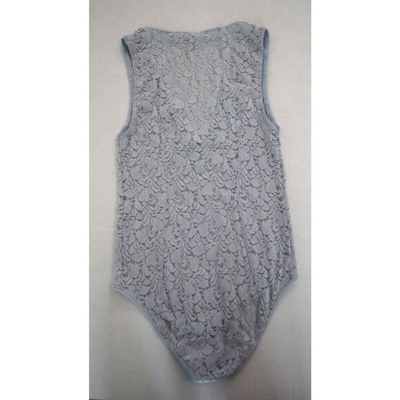 Free People Intimately OB765503 Women's Sz Small Light Blue Lace Bodysuit $98 - Picture 2 of 7